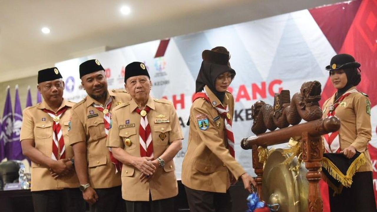 Eksis 64 Tahun, Gerakan Pramuka Kota Kediri Diharap Bentuk Karakter Tangguh Generasi Muda
