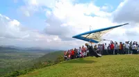 Paragliding Trip of Indonesia (TROI) digelar kembali dan dimulai di Dhamasraya, Sumatera Barat (dok: Kemenpora)