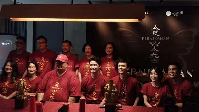 Jumpa pers film Pernikahan Arwah