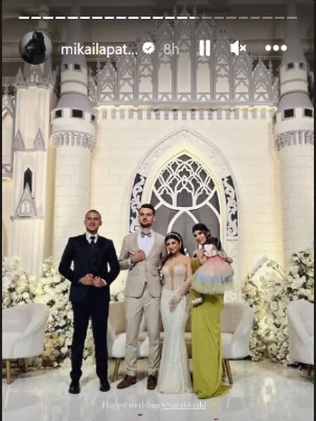 Potret Artis yang Hadiri Resepsi Pernikahan Sarah Keihl dan Killian Potter