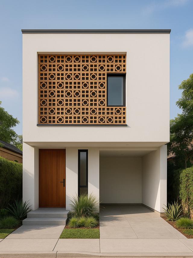 Rekomendasi 6 Model Rumah Minimalis dengan Roster, Desain Modern dan ...