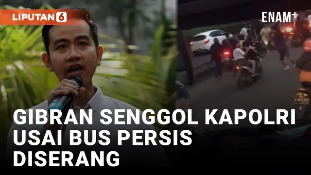 Pelemparan Batu ke Bus Persis Solo, Gibran Rakabuming Senggol Kapolri Listyo Sigit