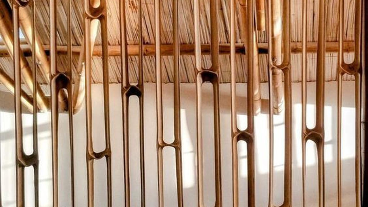 Pagar Desain Bambu