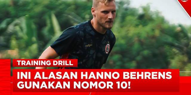 VIDEO: Alasan Gelandang Baru Persija, Hanno Behrens Memilih Nomor Punggung 10