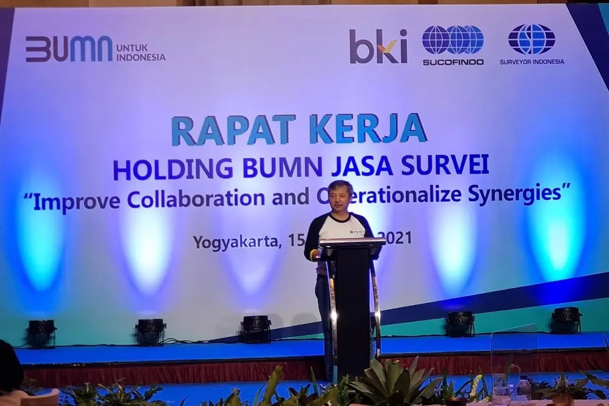 Holding BUMN Jasa Survei menggelar rapat kerja