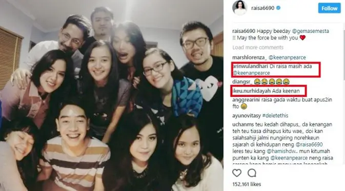 Raisa bersama dengan Keenan Pearce