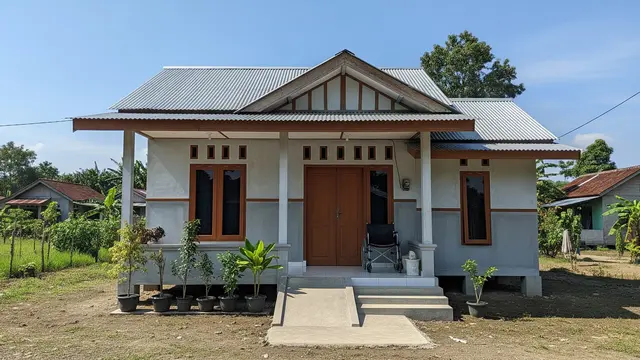 7 Model Rumah Sederhana Rp50 Juta untuk Lansia dengan Pintu Lebar yang Mudah Dilalui Kursi Roda