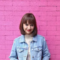 Angelica Simperler, pemain film Keira. (Nurwahyunan/Fimela.com).