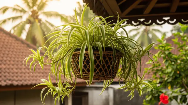 Tanaman Gantung Outdoor yang Tahan Panas dan Hujan