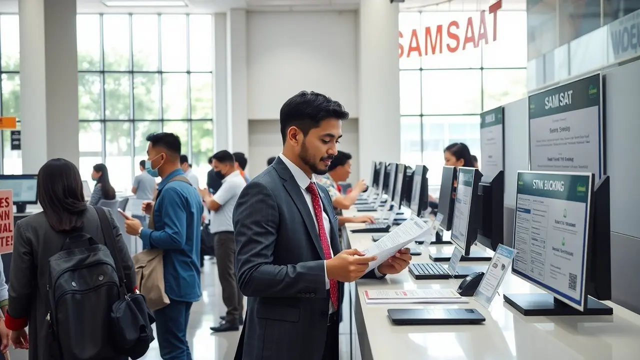 cara blokir stnk online
