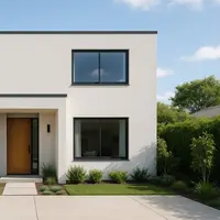 Model Rumah Atap Datar (Image by ChatGPT)