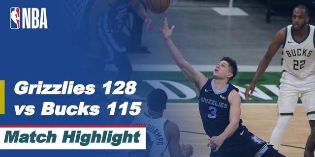 VIDEO: Milwaukee Bucks Telan Kekalahan Saat Melawan Memphis Grizzlies di NBA Hari Ini