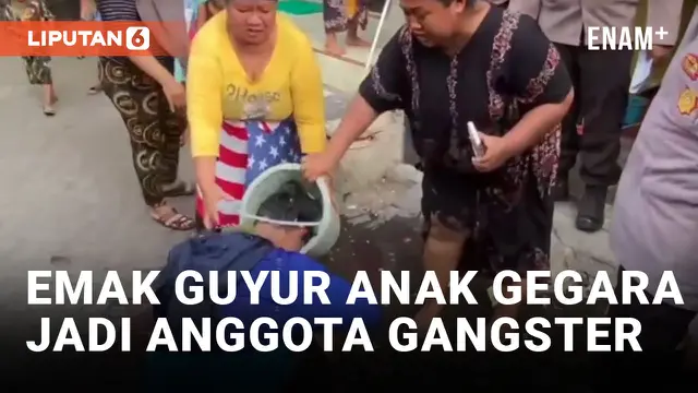 Jadi Anggota Gangster dan Tawuran, Pelajar di Surabaya Diguyur Ibu Gunakan Air Cucian