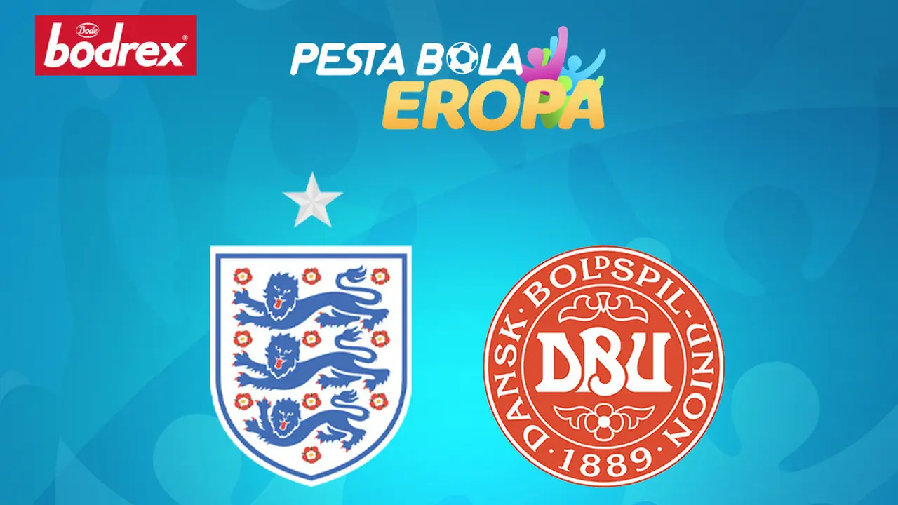 Piala Eropa - Timnas Inggris Vs Timnas Denmark