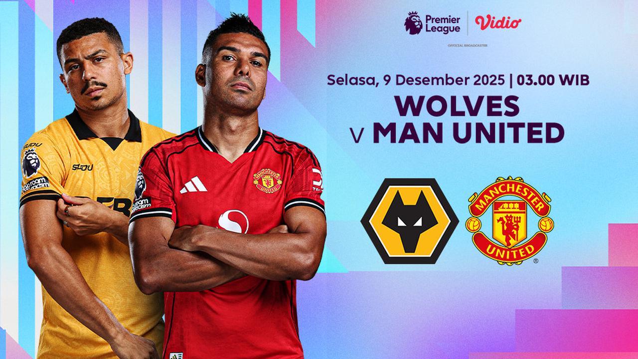 Nonton Live Streaming Liga Premier Pekan ke-15 2025/26: Wolves vs Manchester United, Eksklusif di Vidio