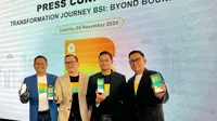 PT Bank Syariah Indonesia Tbk (BRIS) atau BSI akan meluncurkan SuperApp BYOND by BSI pada 9 November mendatang. Inovasi itu sebagai salah satu transformasi digital yang ditempuh perseroan dalam merespon tantangan digitalisasi di industri perbankan.