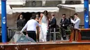 Suasana pernikahan Bastian Schweinsteiger dan Ana Ivanovic di Venice , Italia , (12/7). Meski sebelumnya gagal membawa Jerman menjuarai piala Eropa 2016, Bastian Schweinsteiger tak mau gagal untuk nikahi petenis cantik Ana Ivanovic.  (REUTERS / Stringer)