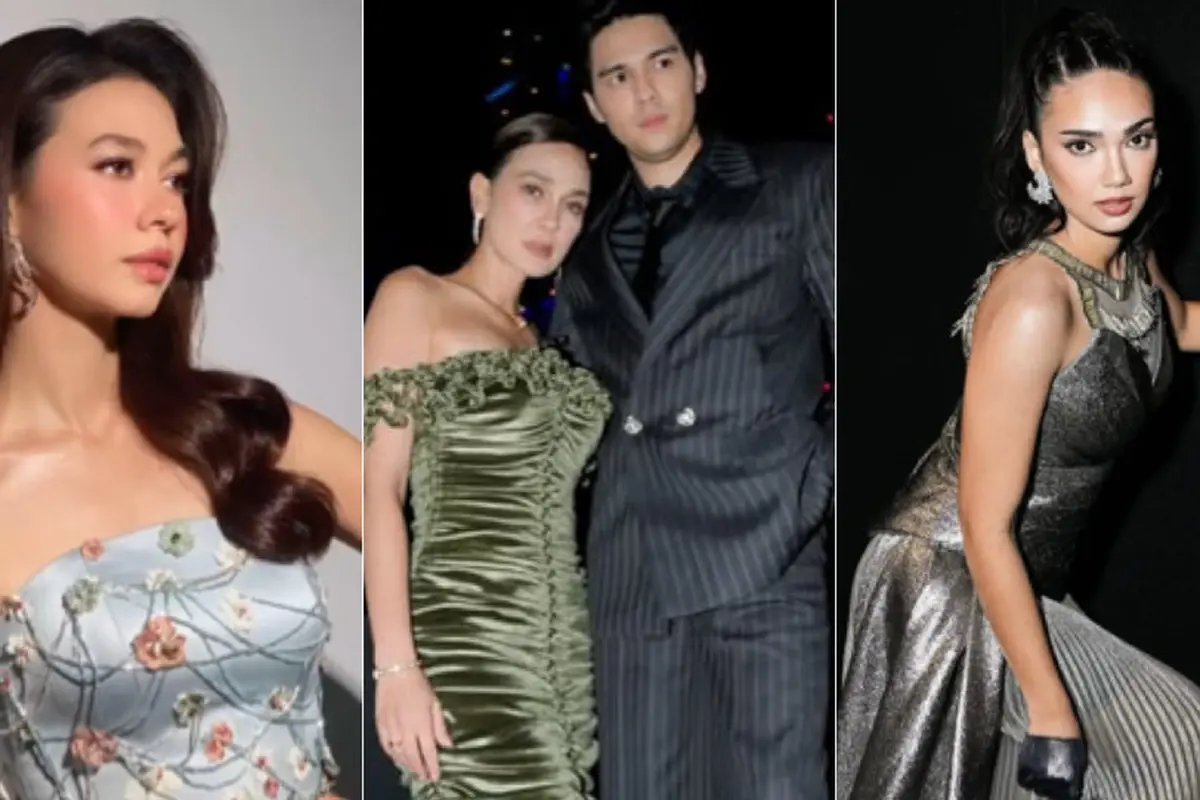 Artis dengan Tampilan Glamor saat Hadir di Acara Penghargaan Drama
