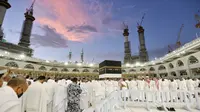 Bandara Internasional Pangeran Mohammed Bin Abdulaziz di Madinah telah menyaksikan jumlah jamaah terbesar yang tiba sejauh ini. "Hal ini membuktikan keinginan jamaah untuk memulai perjalanan mereka di Madinah," ujar Al-Bijawi. (Abdel Ghani BASHIR/AFP)