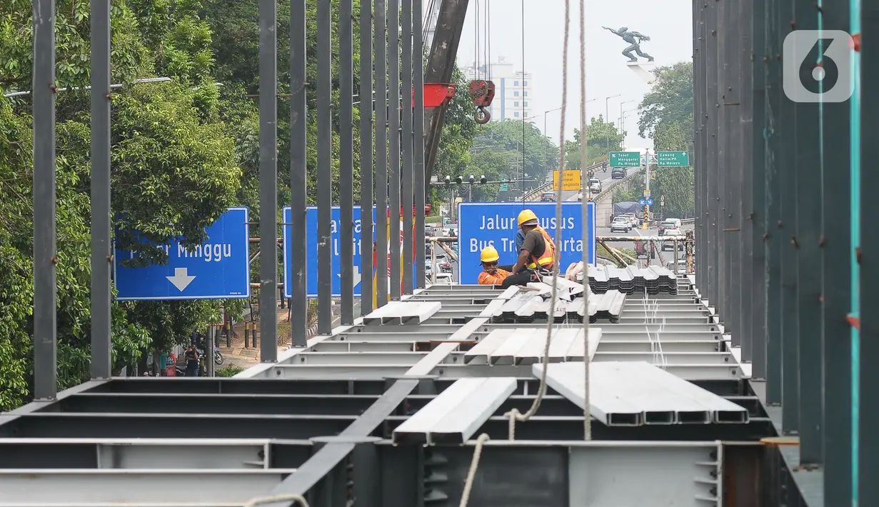 Sementara, sisanya akan dikebut pengerjaannya dan ditarget selesai pada pertengahan 2024. (merdeka.com/Imam Buhori)