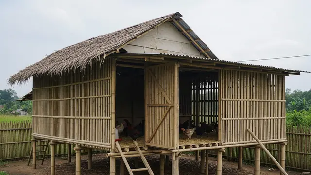 Panduan Membuat Kandang Ayam Kampung Anti Becek Saat Musim Hujan