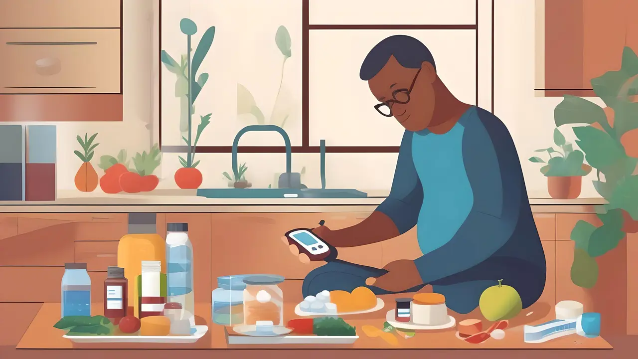 Apakah Orang yang Terkena Diabetes Bisa Sembuh Total? Simak Panduan Lengkap Pengendalian Diabetes, Dari Diet Hingga Pemeriksaan Rutin (Ilustrasi Pasien Diabetes by AI)
