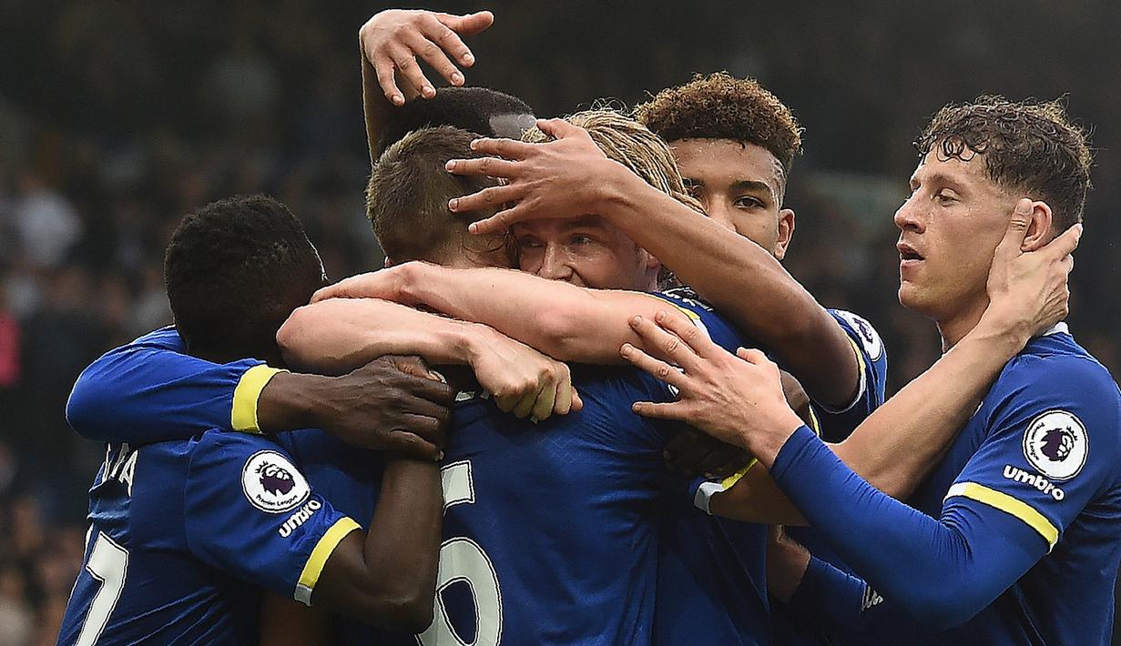 7. Everton - 127.800.699 poundsterling dalam 18 pertandingan. (AFP/Paul Ellis)