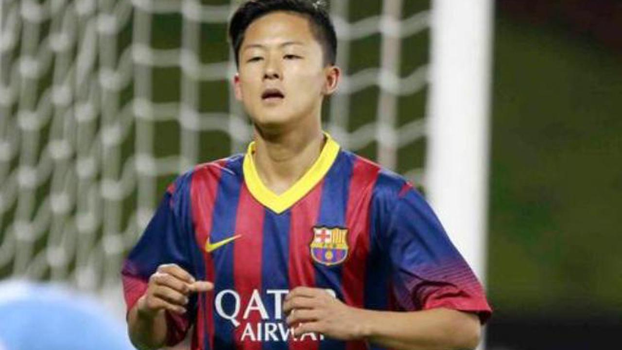 Pemain muda Barcelona, Lee Seung-Woo (Liputan6.com)