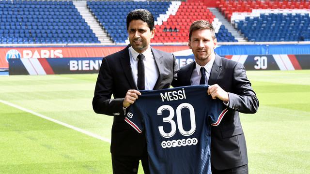 Jersey PSG Nomor 30 untuk Lionel Messi