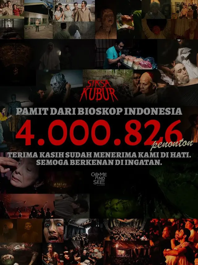 Siksa Kubur tembus 4 juta penonton. (Foto: Dok. Instagram @jokoanwar)