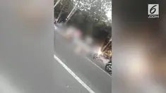 Puluhan orang yang diduga anggota geng motor aniaya dua pemuda di sekitar Stadion Gadjah Mada, Mojokerto.