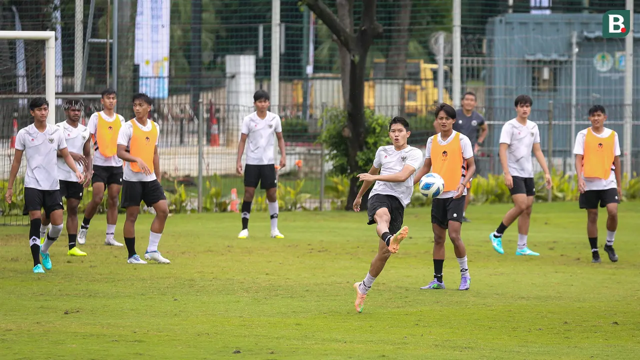 Latihan Timnas Indonesia U-20 untuk Piala Asia U-20 2023