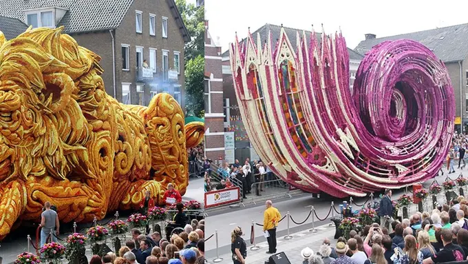 10 Patung Jumbo dari Bunga Dahlia Ini Bikin Kamu Ingin Memetiknya