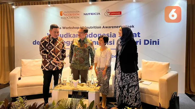 Diskusi dalam acara Pekan Sadar Nutrisi di kawasan Menteng, Jakarta Pusat, Selasa (17/9/2024).