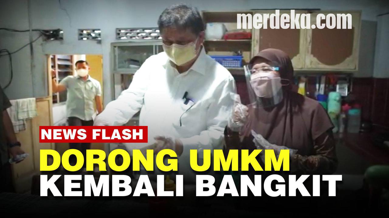 VIDEO: Temui Komunitas UMKM, Menko Airlangga Ajak Pelaku Usaha Kembali Bangkit