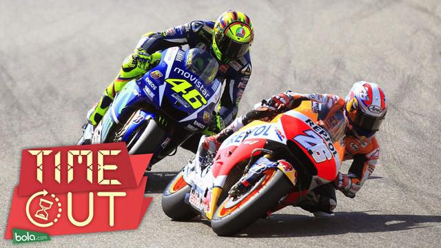 Pebalap Repsol Honda, Dani Pedrosa, berhasil melewati rekor Valentino Rossi setelah meraih kemenangan pada MotoGP Jerez.