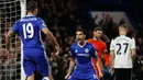 Chelsea meraih kemenangan 2-1 atas Tottenham Hotspur pada pertandingan pekan ke-13 Premier League yang berlangsung di Stamford Bridge, Sabtu (26/11/2016). Pedro mencetak satu gol Chelsea. (Reuters/Stefan Wermuth)