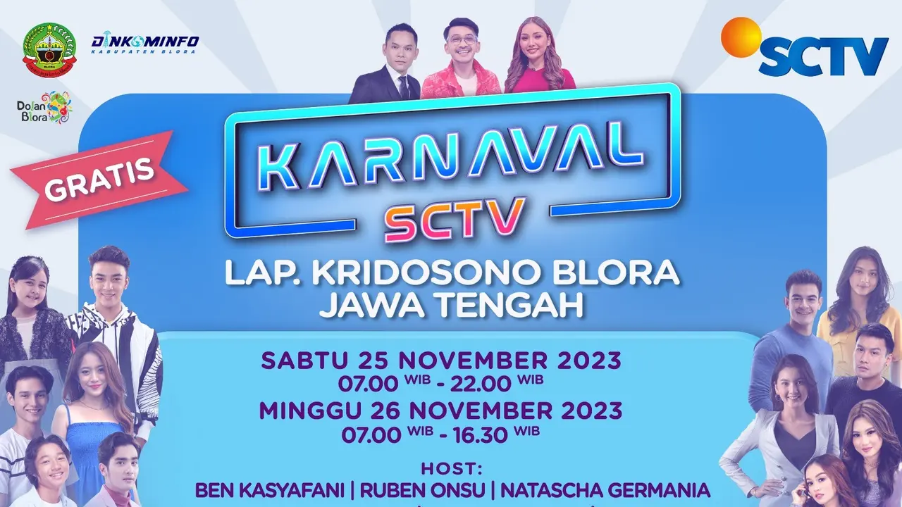 Karnaval SCTV memberikan hiburan komplit untuk masyarakat Blora.