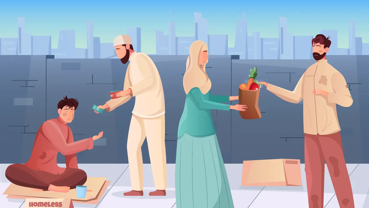 Ilustrasi tawadu, rendah hati