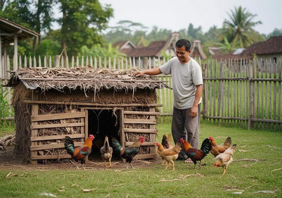 Cara Membuat Sarang Bertelur yang Disukai Ayam Kampung agar Produktivitas Optimal