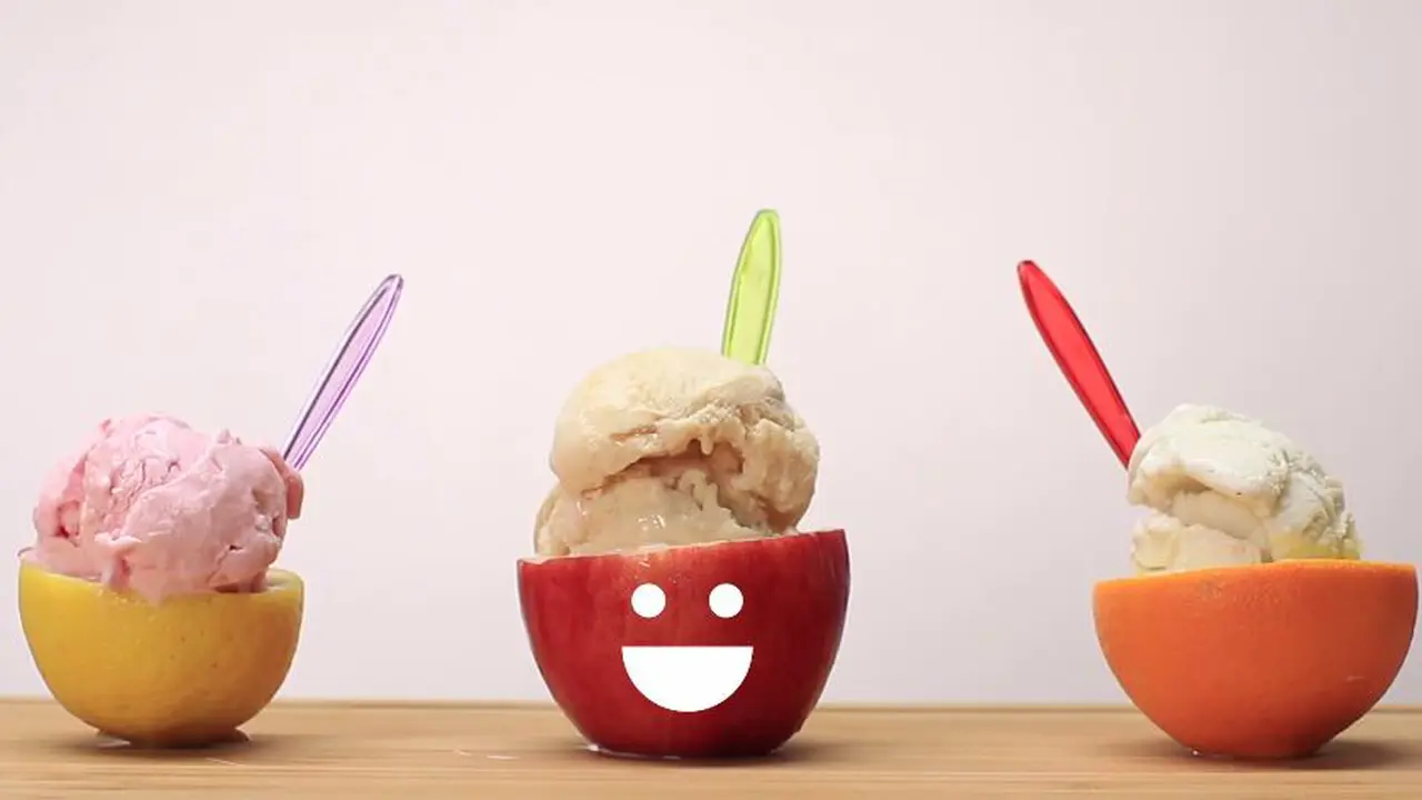 Es Krim Kulit Buah, Makan Es Krim Jadi Terasa Mewah :D