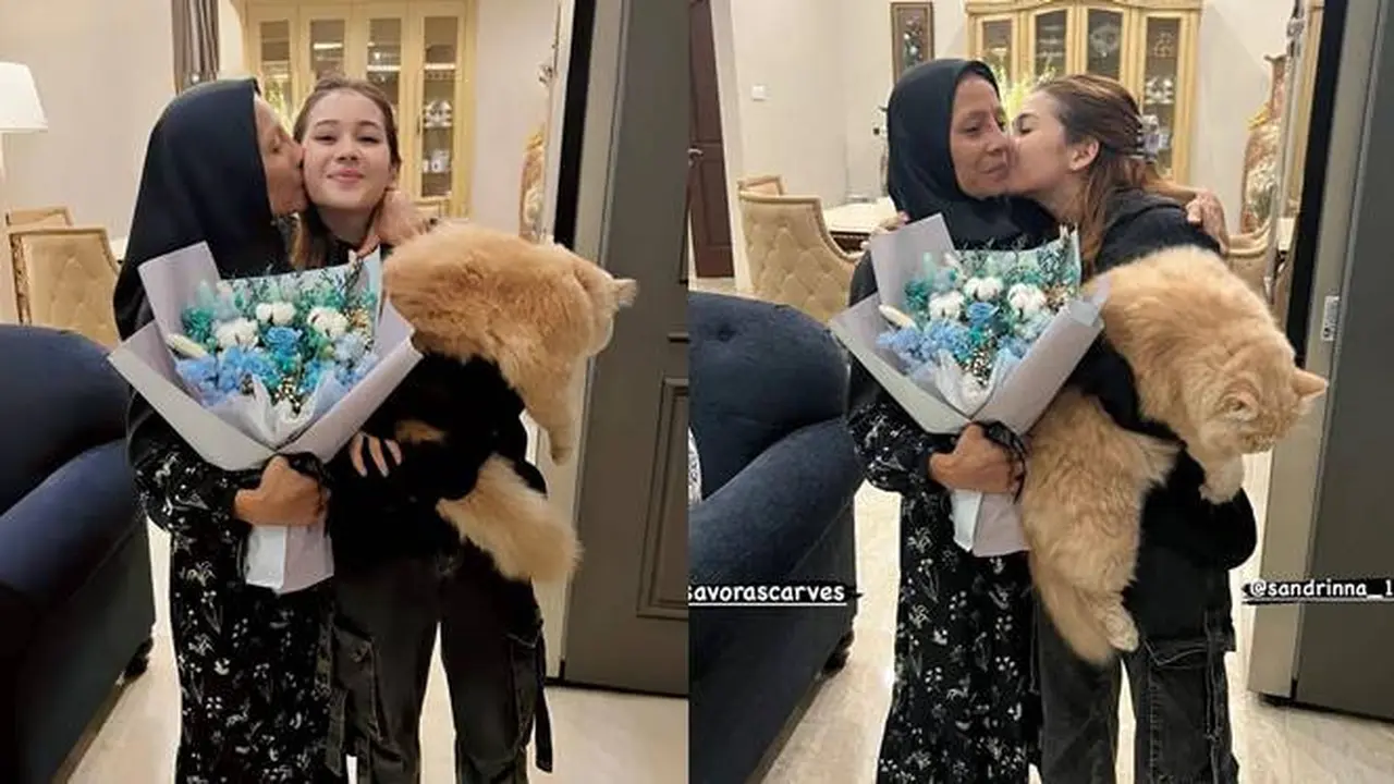 Dikabarkan sudah baikan, ini 7 potret kebersamaan Sandrinna Michelle dan Ibundanya