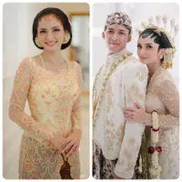 Valerie Tifanka Kenakan Kebaya Adat Jawa di hari pernikahan. [@valtifanka]
