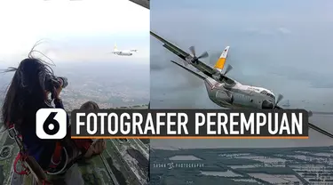 Memotret memang keahlian yang dimiliki oleh fotografer. Tapi bagaimana jika memotret pesawat dari ketinggian. Seperti yang dilakukan perempuan yang satu ini.