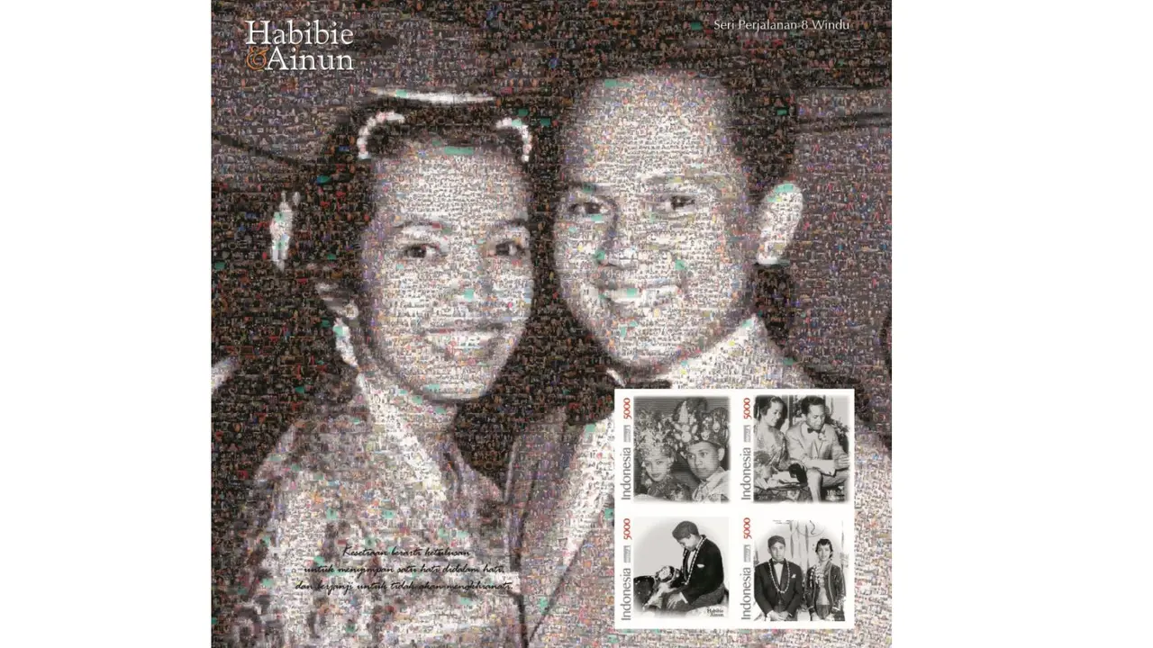 Prangko Habibie-Ainun