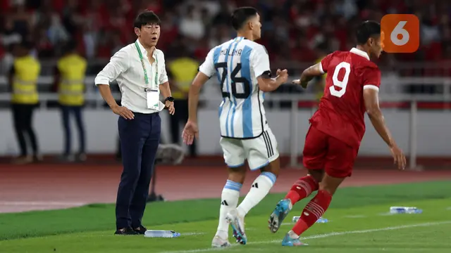 Shin Tae-yong, Timnas Indonesia vs Argentina