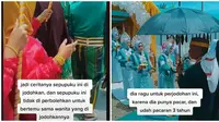 Dijodohkan orang tua padahal punya pacar, pemuda ini justru terkejut lihat calon istrinya. (Sumber: TikTok/@dandhy25)