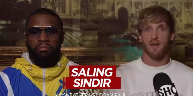 VIDEO: Jelang Duel, Floyd Mayweather dan Logan Paul Saling Sindir