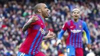 Hasil Liga Spanyol: Diwarnai Kartu Merah Dani Alves, Barcelona Cetak 4 Gol ke Gawang Atletico Madrid