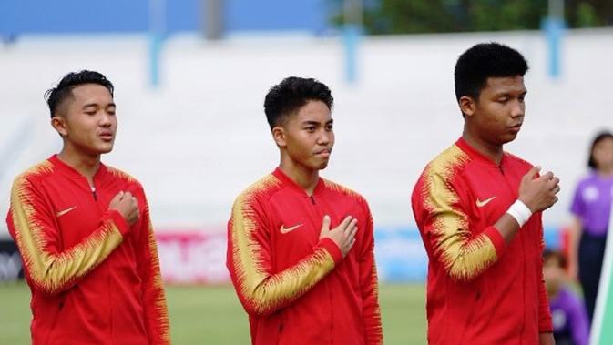 Meskipun meraih kemenangan pada laga pembuka Piala AFF 2019, Timnas Indonesia U-15 masih memiliki pekerjaan rumah yang harus diperbaiki. (dok. PSSI)
